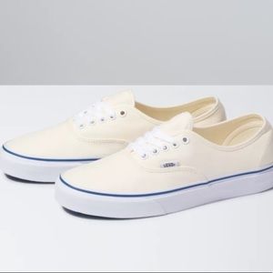 Vans Authentic off-white; Women’s size 8